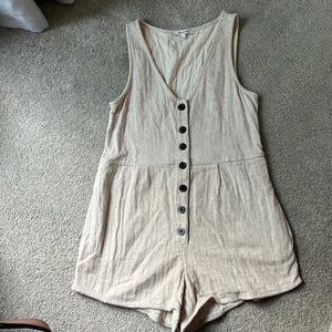 Madewell linen romper
